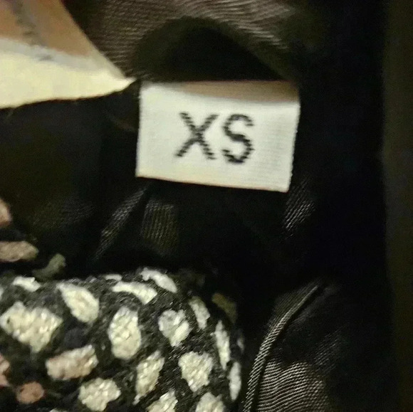 Soiree Womens Houndstooth Black and White Dress Jacket Size XS - Picture 6 of 12